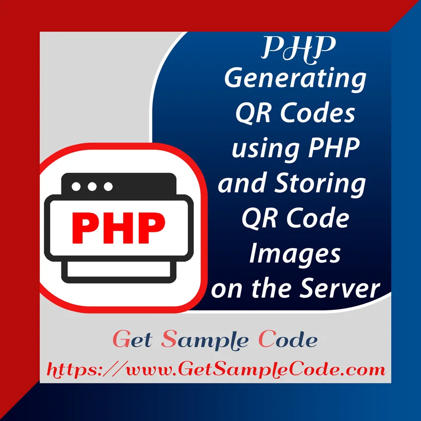 Php QR Code - Generating QR Codes using PHP and Storing QR Code Images on the Server
