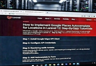 How to Implement Google Places Autocomplete for Locations in Laravel 12: A Complete Guide